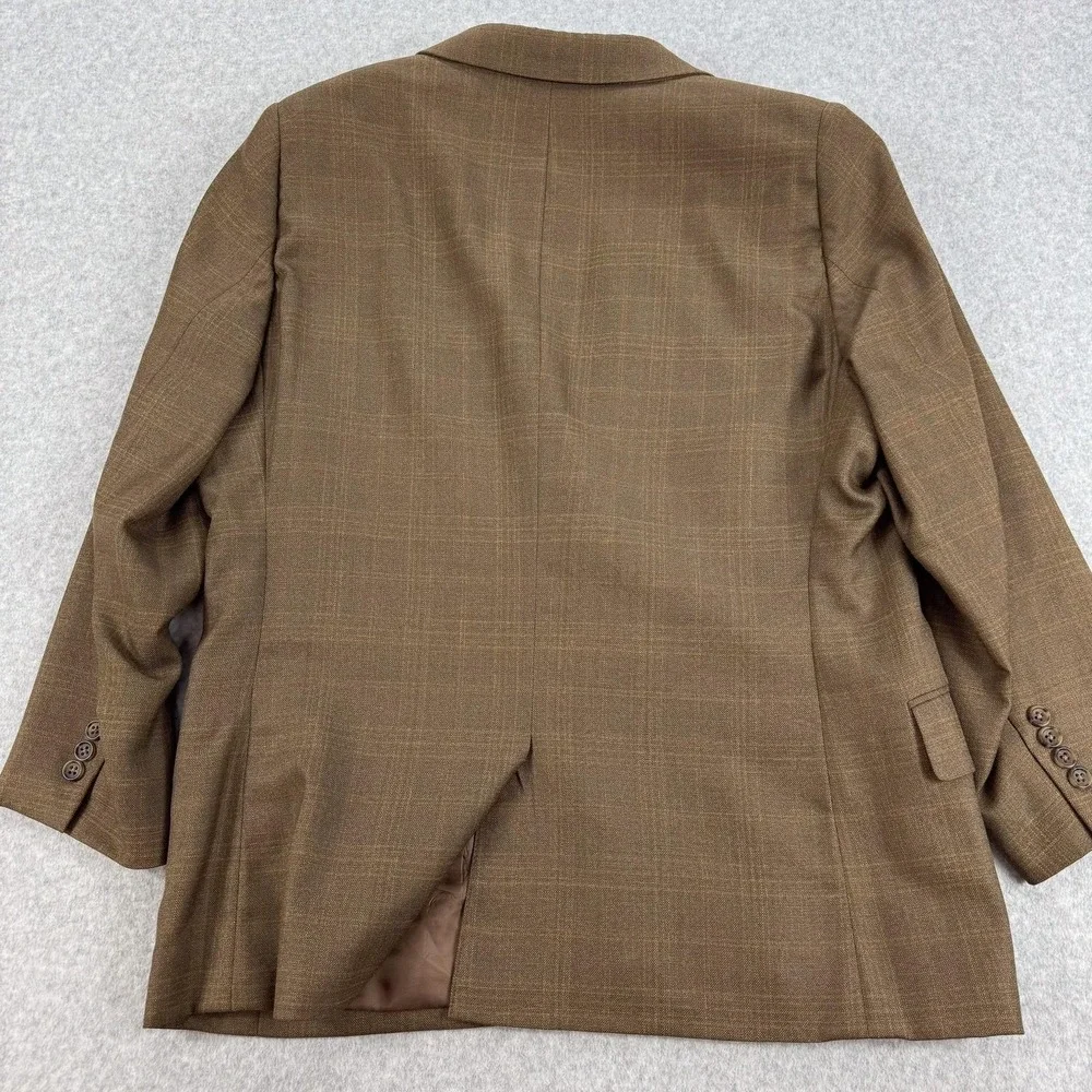 Jos A Bank Signature Blazer Mens 42 Short Brown Wool Silk Gordon Sport Coat